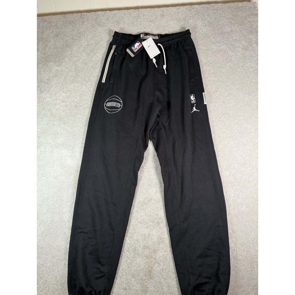 Nike NBA Charlotte Hornets Sweatpants Black Mens L X-Tall Basketball Activewear